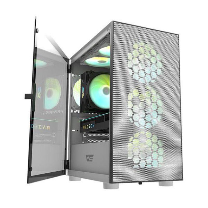 Jual Casing Pc Gaming Darkflash Dlm Mesh White Shopee Indonesia