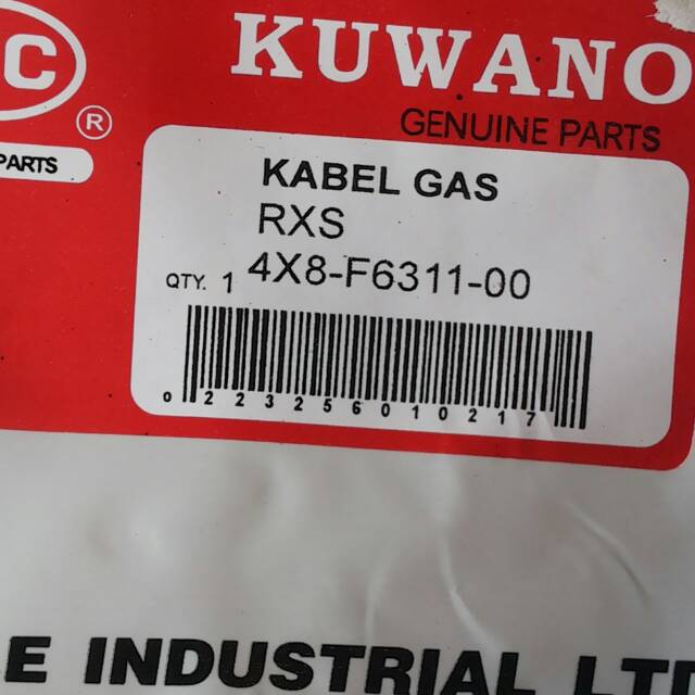 Kabel gas assy RX S RX King lama