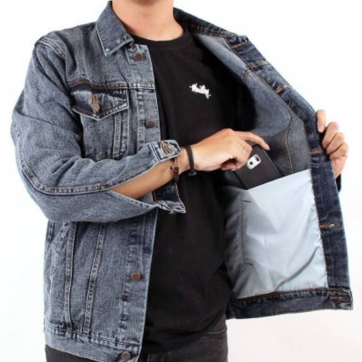 black wash denim jacket