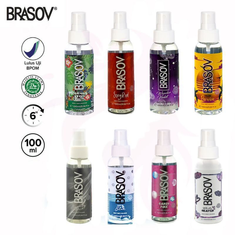 Brasov Body Mist Cologne Spray 100 ml