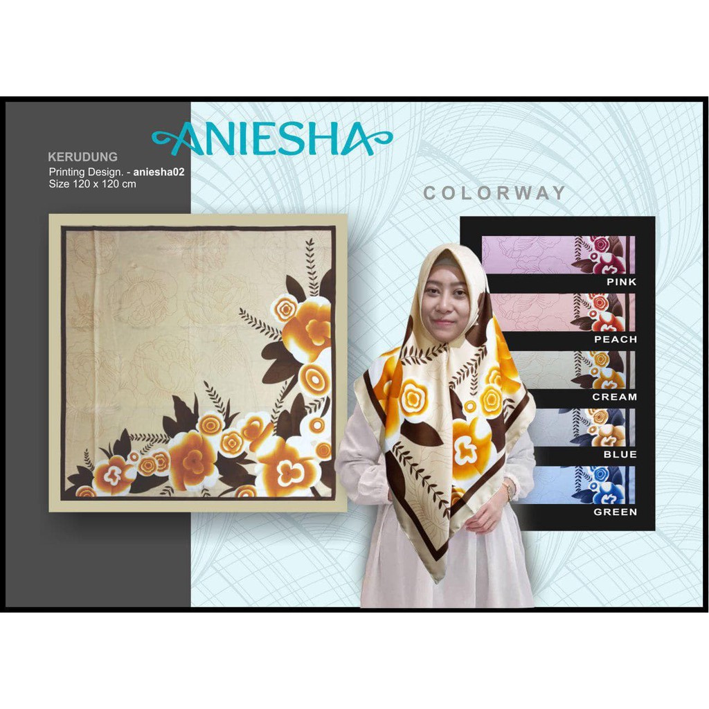 Kerudung Aniesha 02 120x120cm