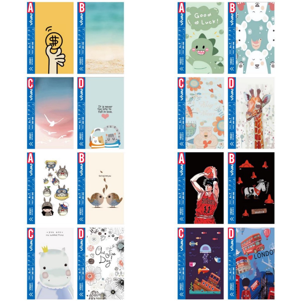 VIVAN VBS01 SERIES 006-010 Back Sticker/Garskin Hp Motif 3D