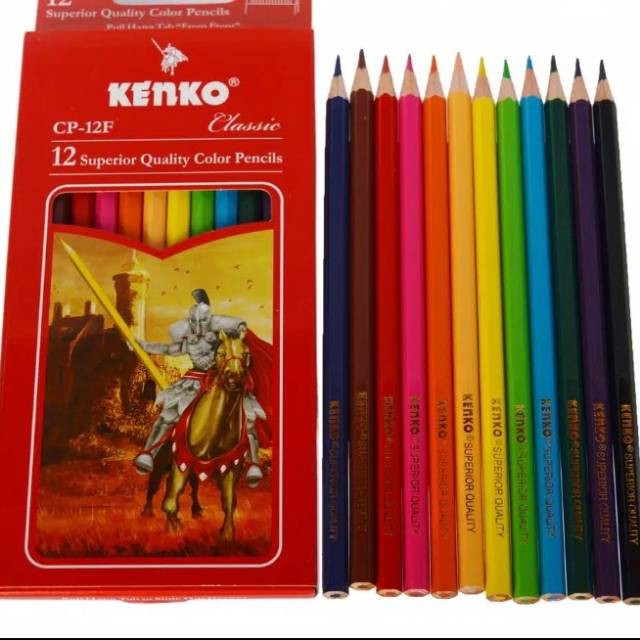

Pensil Warna KENKO isi 12 Pcs Panjang ORIGINAL