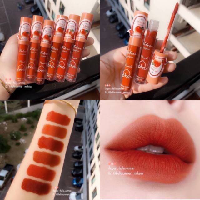 LIPCREAM KISS BEAUTY VELVET PEACH LIPGLOSS - Kiss beauty velvet peach lipgloss