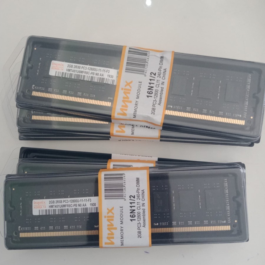 Memory RAM Hynix 2GB DDR3 PC 12800 Longdimm/Sodimm - RAM Komputer PC - RAM Laptop/Notebook