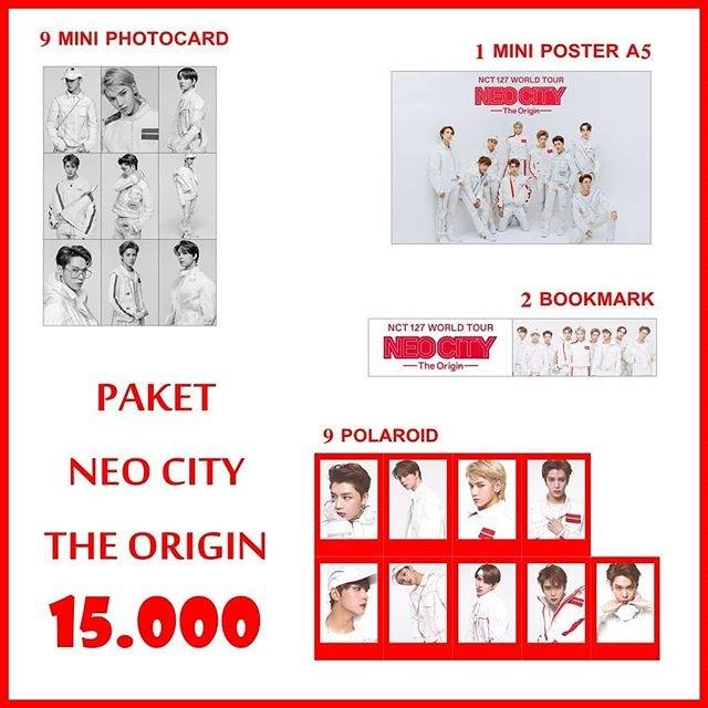 PAKET NCT NEO CITY THE ORIGIN
