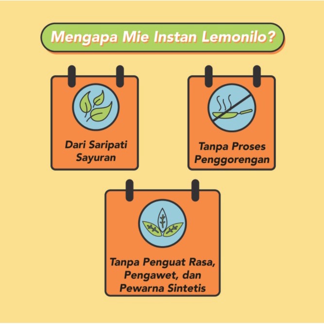 Lemonilo Mie Goreng Instan Pedas Korea - Mie Instan Sehat Organik