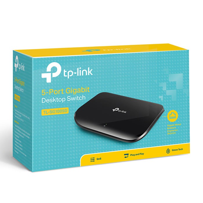 TP-LINK TL-SG1005D: 5-port Gigabit Switch, plastic case