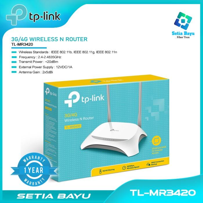 TP-LINK TL-MR 3420 Router 3G/4G USB Modem TP Link Wireless N 300Mbps