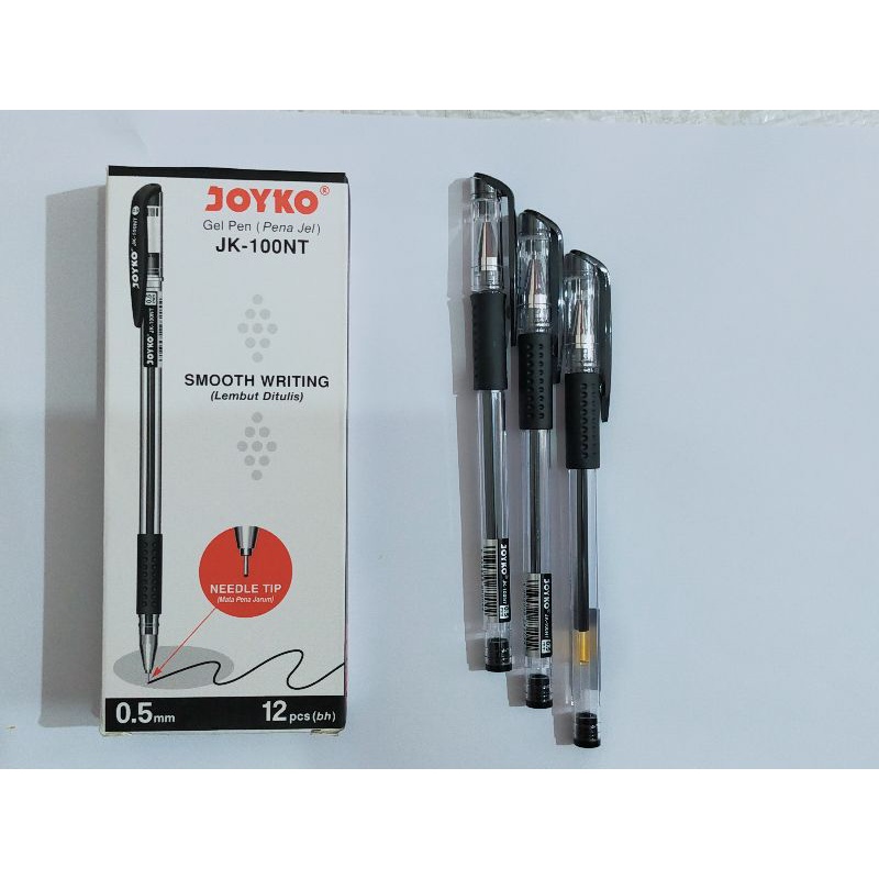 

Pulpen Joyko Gel Pen JK-100NT Hitam (PCS)