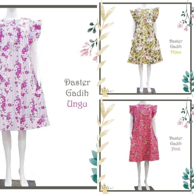 Daster Rempel Katun Jepang Bukaan Kancing Depan Murah Cantik Bagus Gamis