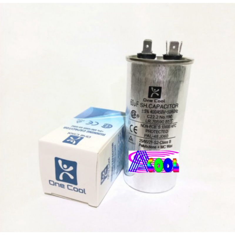 Kapasitor AC 60 uf/Capacitor AC 60 Mikro/Kapacitor 60 Micro