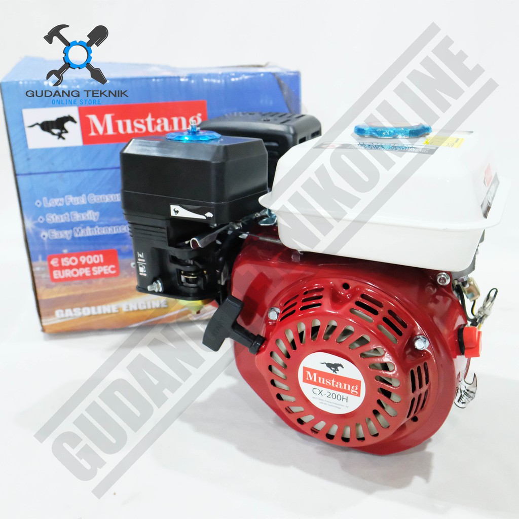 Engine Mustang CX160H - CX200H / Mesin Penggerak Serba Guna Mustang 5.5Hp - 6.5Hp / Mustang CX 160H - CX 200H