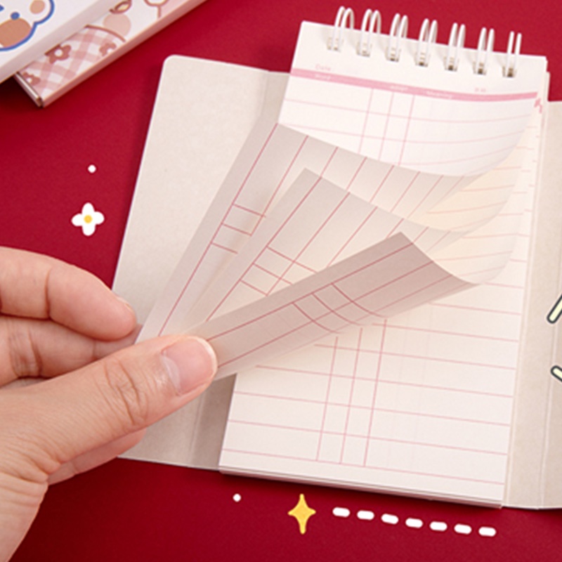 Cute Cartoon English Word Notebook Portable Coil Notebook