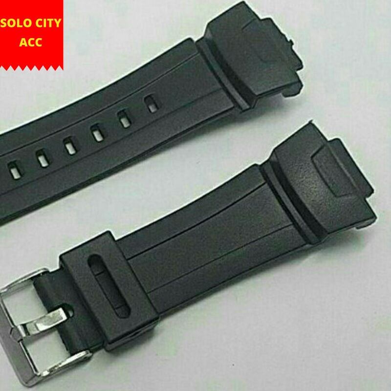 STRAP TALI JAM TANGAN CASIO G-SHOCK GSHOCK G-2110 G2110 G 2110 HITAM TALI KARET RUBBER G SHOCK G2110