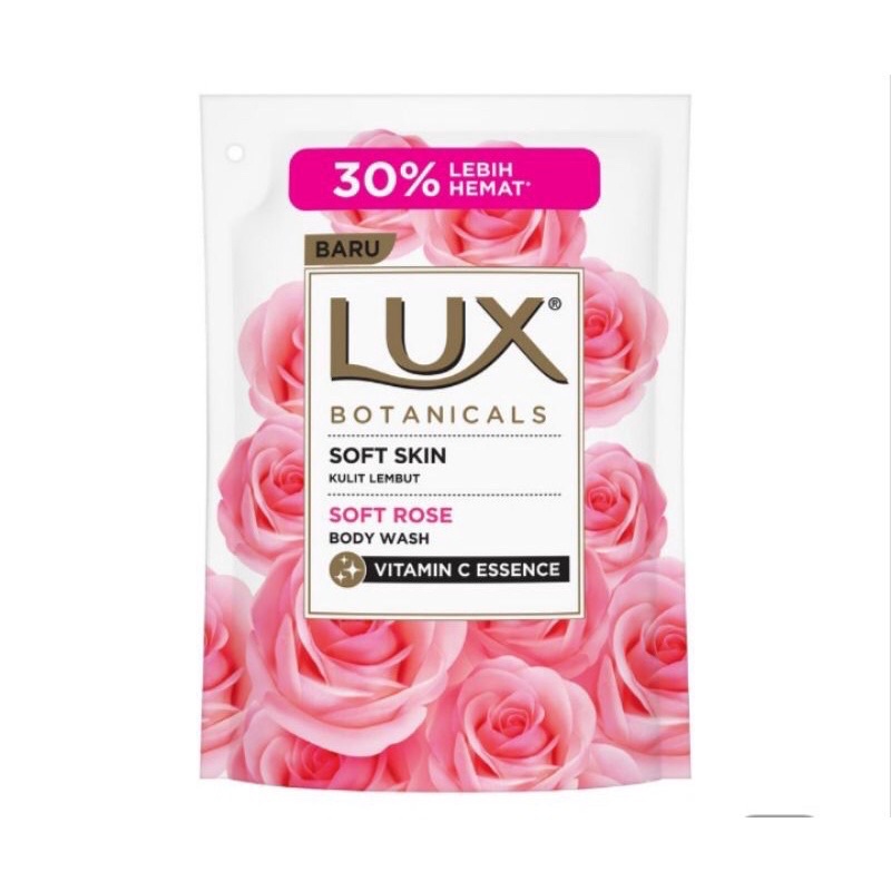 lux sabun body wash sabun cair refill 400 ml