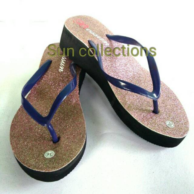 Promo!!! Wedges Pasir kilap (3) cm 1KG 8 pasang