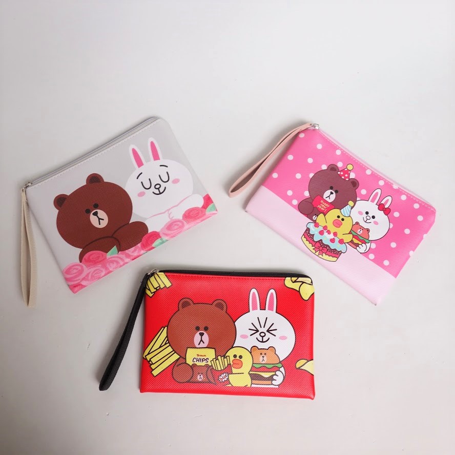 Pouch Kosmetik Dompet Kosmetik Tempat Pensil Serba guna Unicorn Melody 065 Multifungsi - Skoola