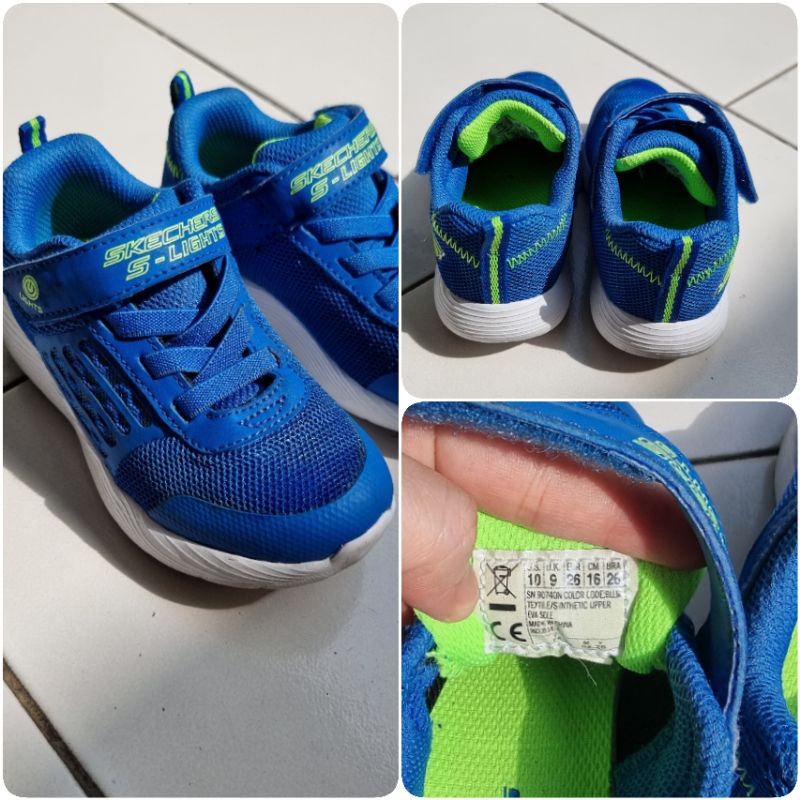 sepatu skechers anak original lampu