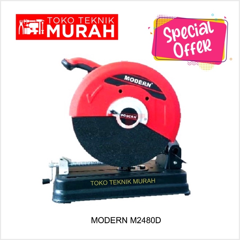 Modern M2480D Cut Off 14 Inch M2480 D Potong Besi Cutting Wheel Mesin M 2480 D