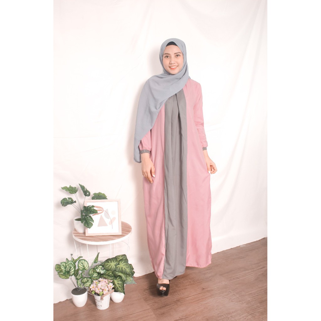 BEFAST - ZRX OOTD Dress PERCY / ALIYAH LONG DRESS / Dress Perempuan / Gamis Maxi Jumbo Long / Fashion Wanita Muslimah / Gamis Polos Casual / LongDress Kekinian Remaja Wanita / OOTD Wanita Kondangan / Terbaru 2022