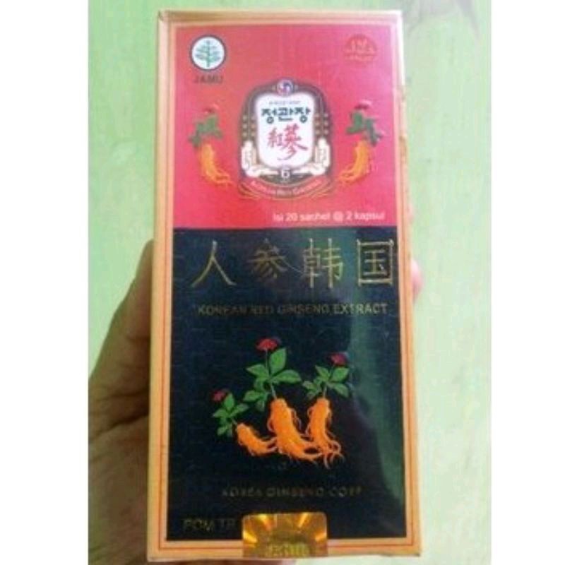 

Ginseng Korea 1 kotak 20 saset,,kenali produk sebelum membeli,,produk d toko ini semua ori,, expayed lama
