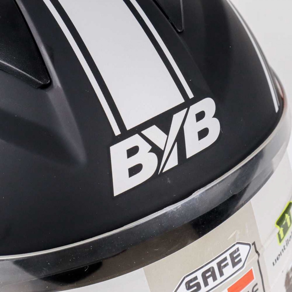 Helm Half Face Double Visor XL - BYB-730