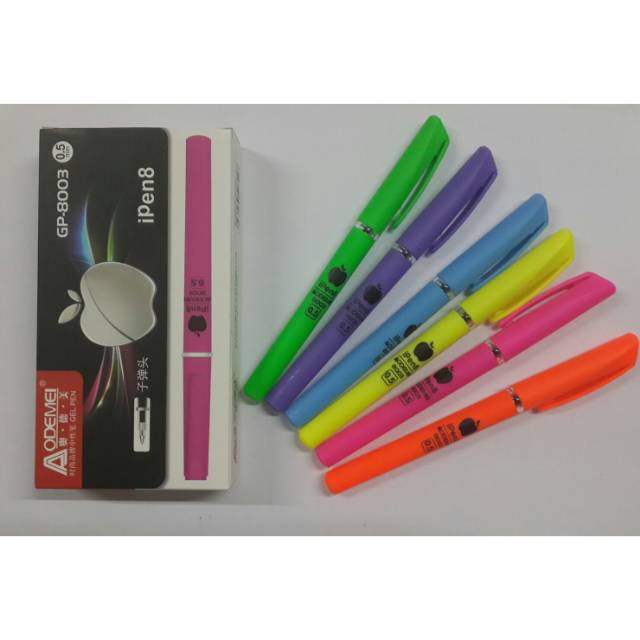 

Gel pen Apple / gel pen apel