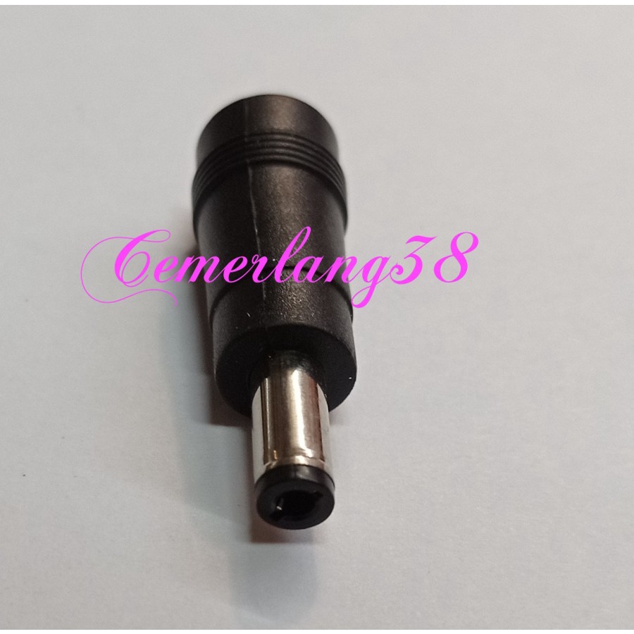 Sambungan Jack DC (K-B) 4.0 x 1.7 mm to 5.0 x 2.5 mm/Female to Male