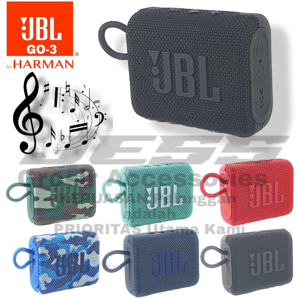 Speaker Bluetooth JBL GO3 PORTABLE Wireless Speker Bluetooth GO-3 STEREO Super Bass G0 3