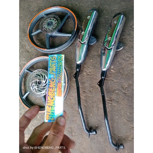 Knalpot honda supra x125 injeksi Original Copotan kyz supra fi