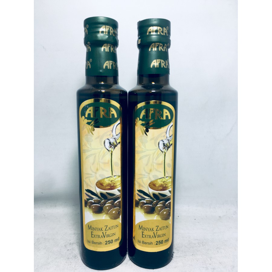 Extra Virgin Olive Oil Evoo Minyak Zaitun Original Afra 250 Ml Shopee Indonesia