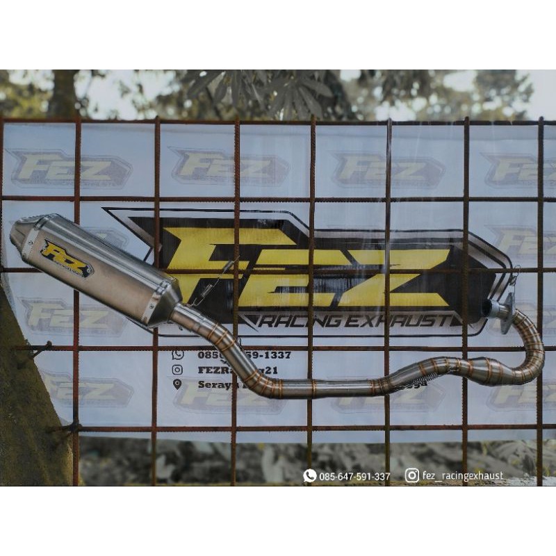 Knalpot original fez pemakaian Klx dan Crf