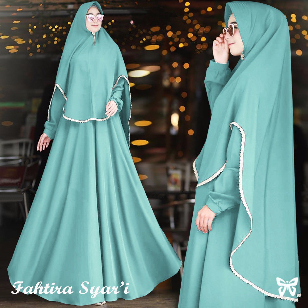 HOPYLOVY - GAMIS WANITA FAHTIRA LIST SYARI