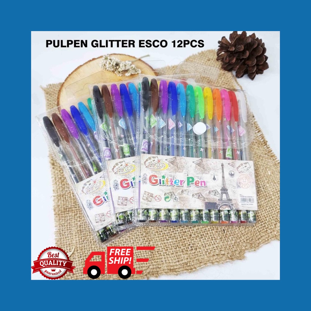 

PENA GLITER 12 WARNA ES-056-12