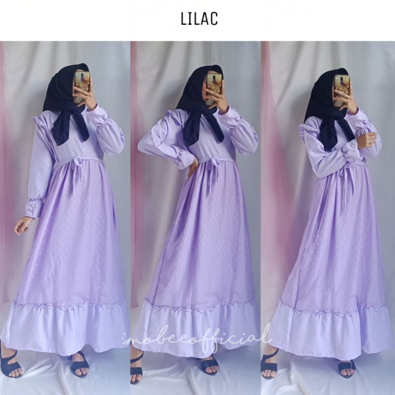 DRESS PRINCESSA // GAMIS TILE DOTTY //MAXY RUFFLE TILE