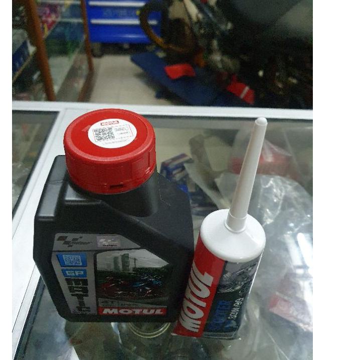 ➳ Oli Motul GP Matic 1liter 10W40+Gardan Motul NMAX AEROX LEXI ✱