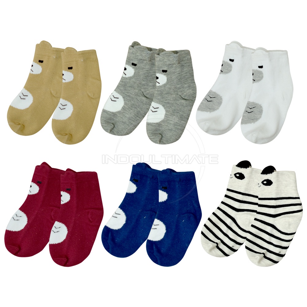 KKA-025 Kaos Kaki Anak Balita Laki-Laki Perempuan Kaos Kaki Bayi Baby Socks  Alas Kaki Pelindung Kaki Kid Sock Anak Foot Cover Kaus Kaki Kaos Kaki Sekolah