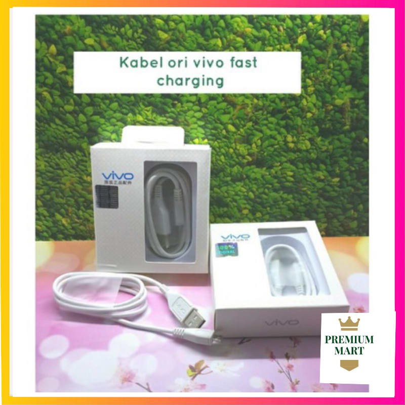 [NO PACKING] Kabel data VIVO Original 2A panjang 1meter Fast Charging