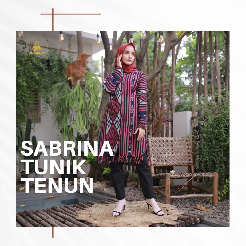 SABRINA TUNIK TENUN | TENUN IKAT JEPARA