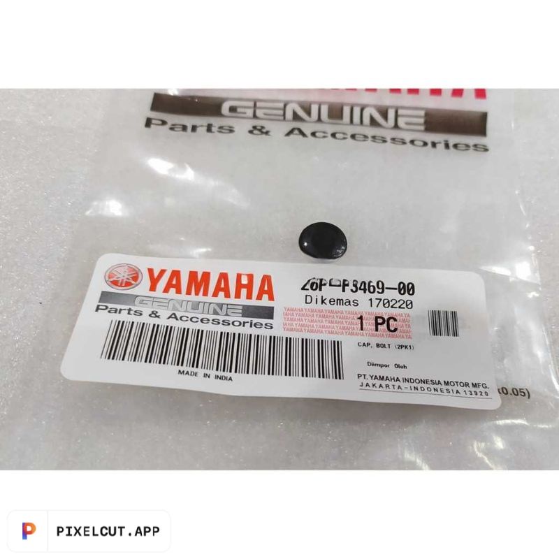 KARET TUTUP BAUT SPION CAP BOLT R15 ASLI YAMAHA 20P-F3469-00
