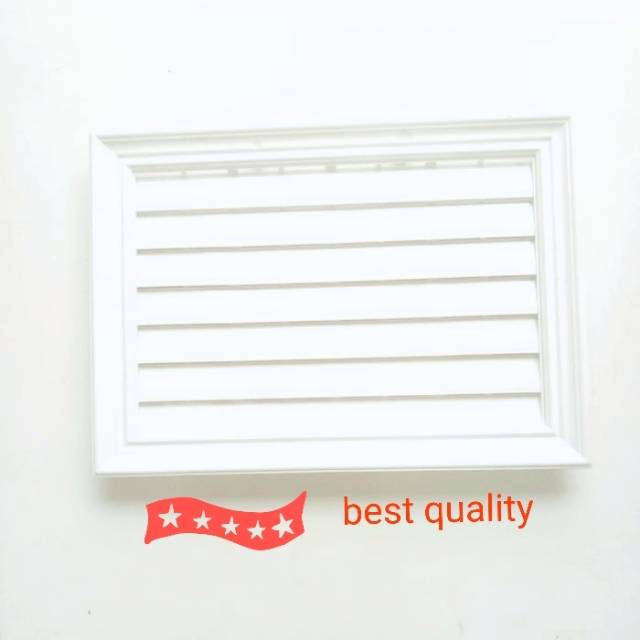 Jalusi pintu kamar mandi PVC