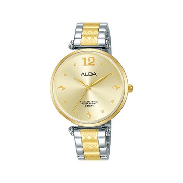 VoucherKaget Alba Jam Tangan Wanita ALBA AH8556 Analog Tali Rantai Logam Original Garansi resmi / jam tangan wanita / shopee 5.5 2024 / promo imlek / 5.5 Shopee Sale / merek jam tangan mahal