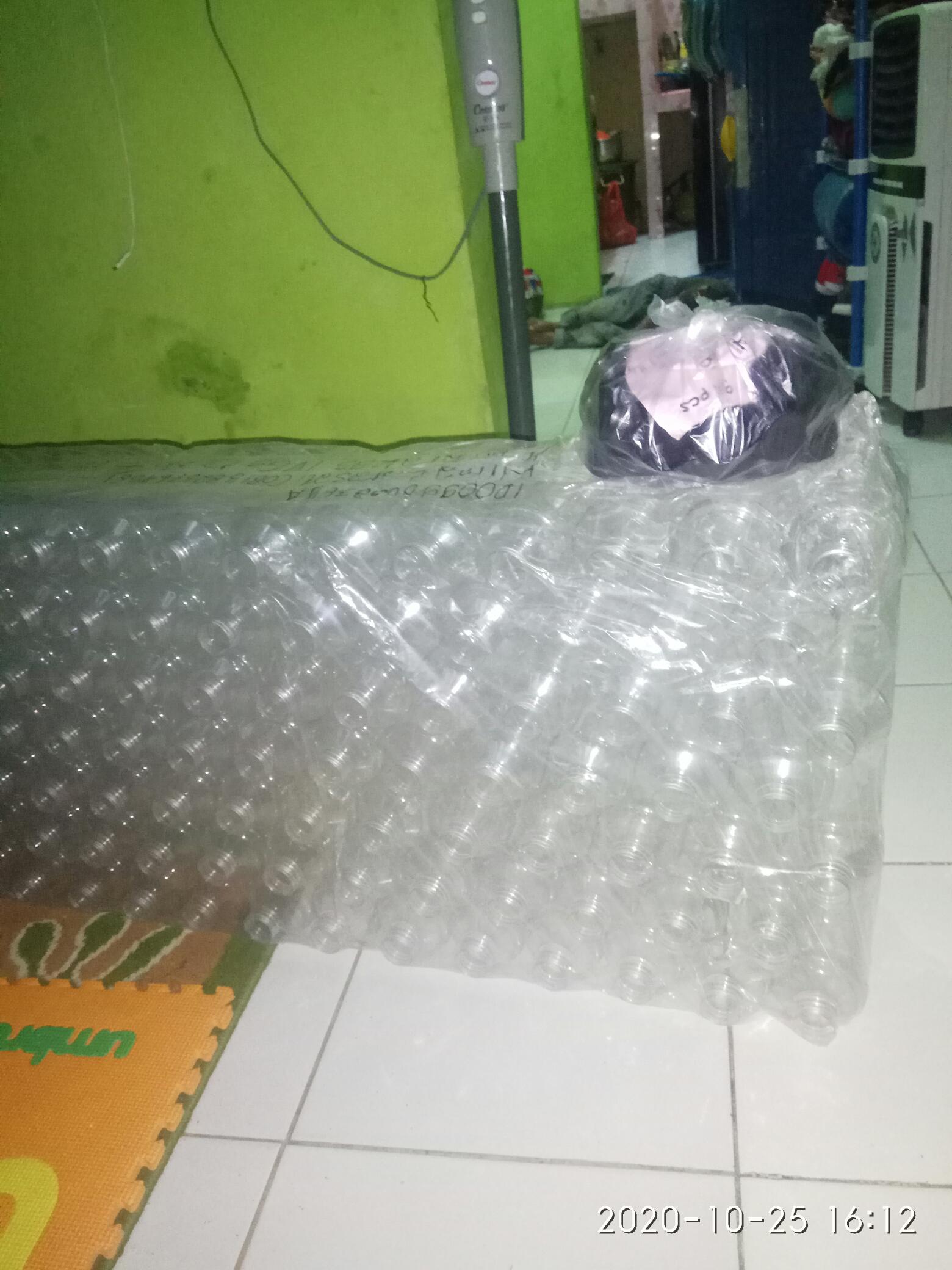 (beli Kelipatan 91pcs) Botol Plastik 500ml / Botol Almond / Botol Kale Tebal 500ml Shortneck