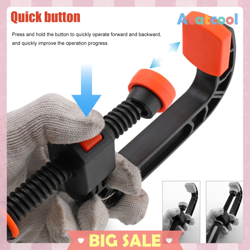 Quick Release Plastic G Type Strong Clamp for Woodwork C Clamping Device