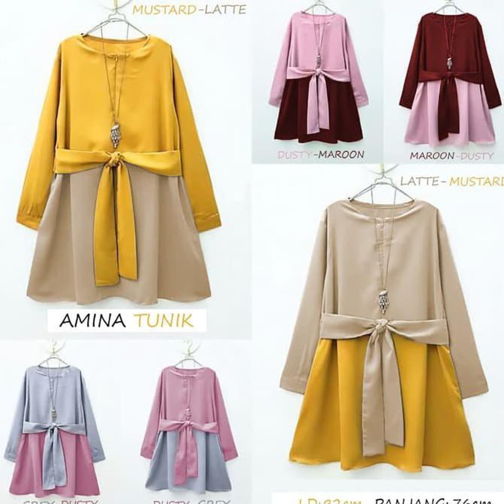TERLARIS AMINA TUNIC muslimah