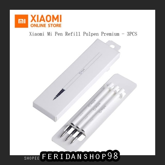 

FS123 PULPEN XIAOMI MI PEN ATK REFILL TINTA MIJIA MIKUNI JAPAN INK PREMIUM - 3PCS BY FERIDANSHOP98