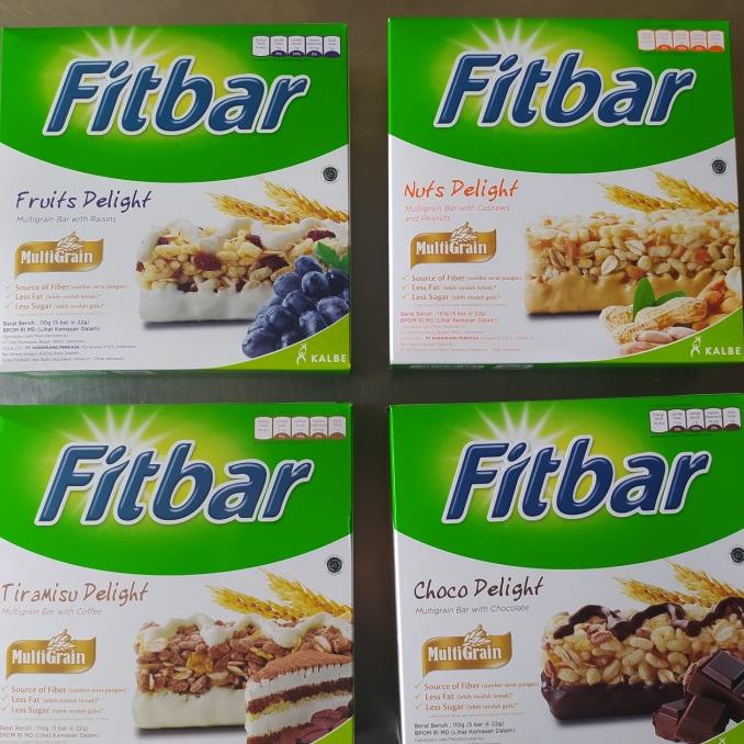 

Big Sale Fitbar multigrain 5 x 22 gram choco nuts fruits tiramisu delight Big Sale