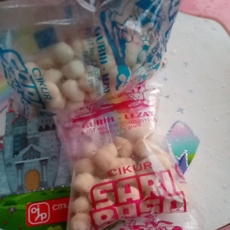 Pilus Cikur SARI RASA Renceng Isi 10 Bks X 12g Snack Sukro Kencur Jadul