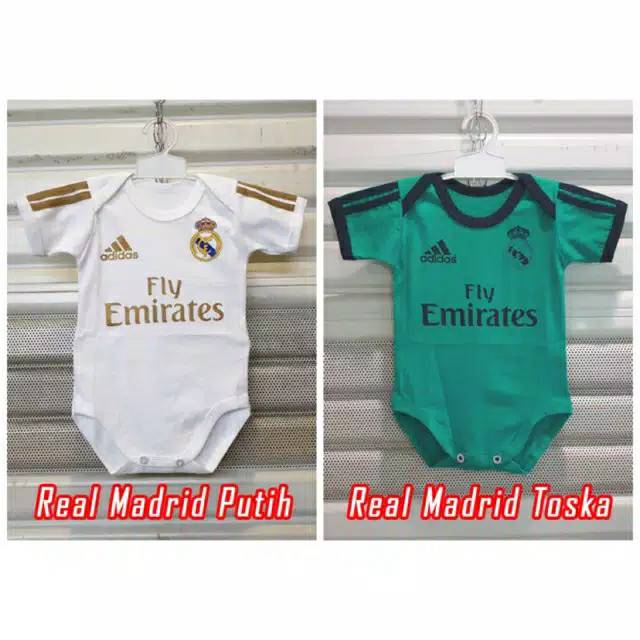 Baju bola real Madrid baju bola anak bayi
